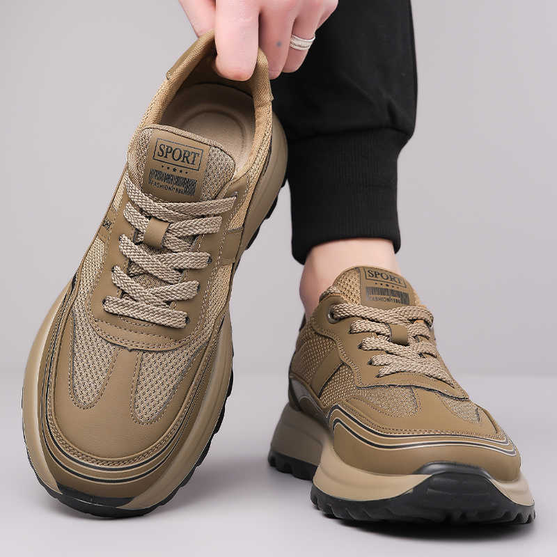 Fashion Autumn-spring With Ties Orange Shoes For Men Woven Trend Sports Original Brands Men's Sneakers Gifts Basket Hyperbeast