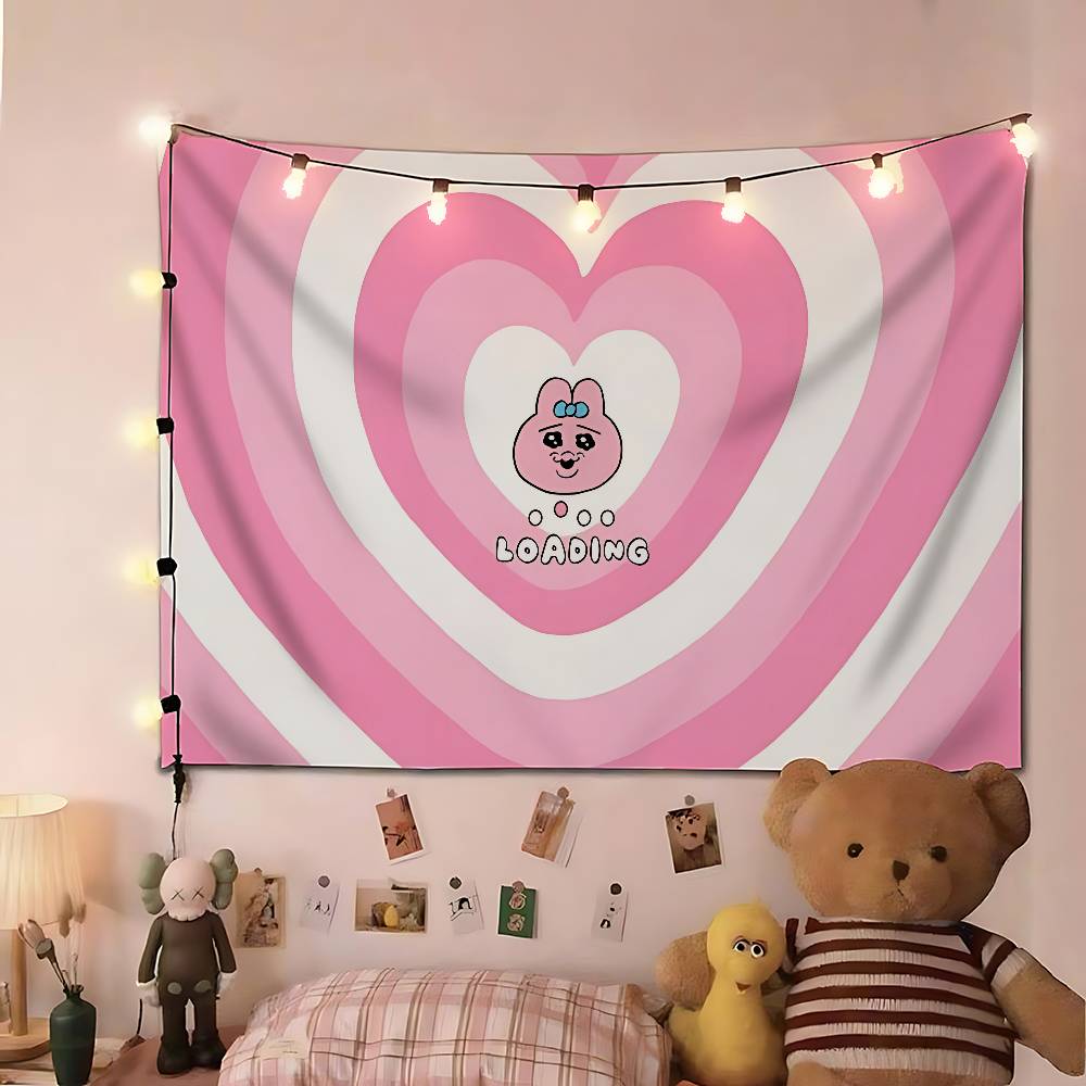 OOpanchu UUsagi Cartoon Tapestry Customizable Tapestries Of Various Styleswall Hangings Celebrity Photo Printing wall Hanging