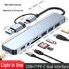 8-in-1 USB Type-C Hub with Multi-Screen Display & High-Speed Transmission