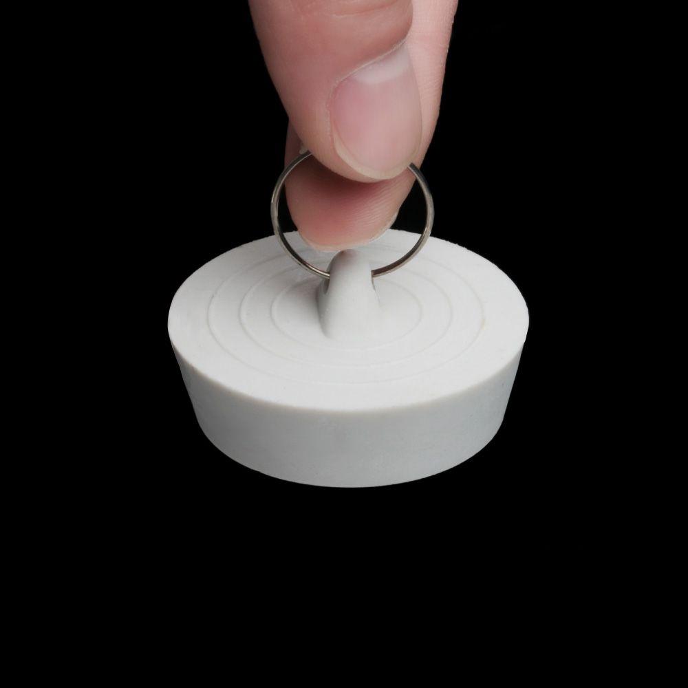 Rubber Sink Plug Bathroom Supplies Leakage-proof Washroom Kitchen Drain Cover Round Water Sink Plug Sewer Bathtub Stopper