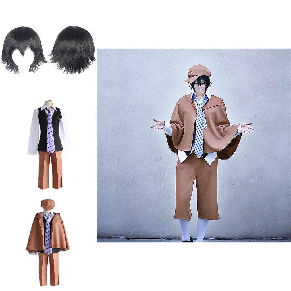Bungo Stray Dogs Ranpo Edogawa Detective Uniform Cosplay Costume With Exquisite Workmanship