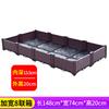 XL Family Thickened Rectangular Plastic Planter Trough for Balcony Rooftop Outdoor Vegetable Growing Wholesale