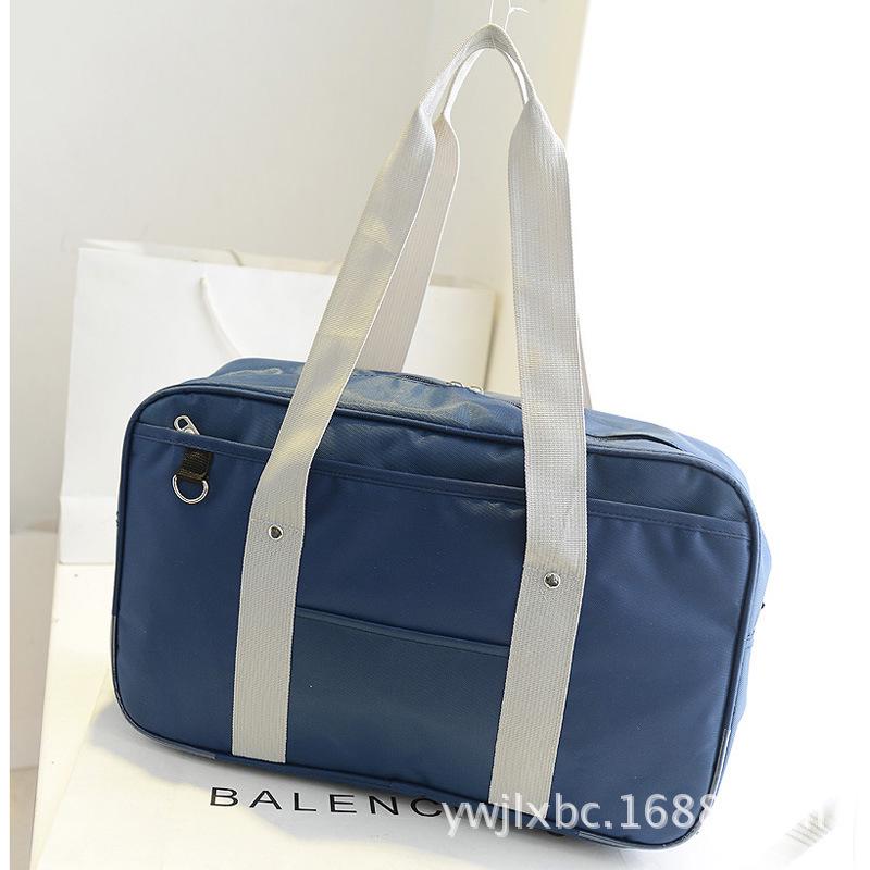 

3-Way Anime Student Handbag: Japanese Uniform Style Shoulder Bag 16 inch