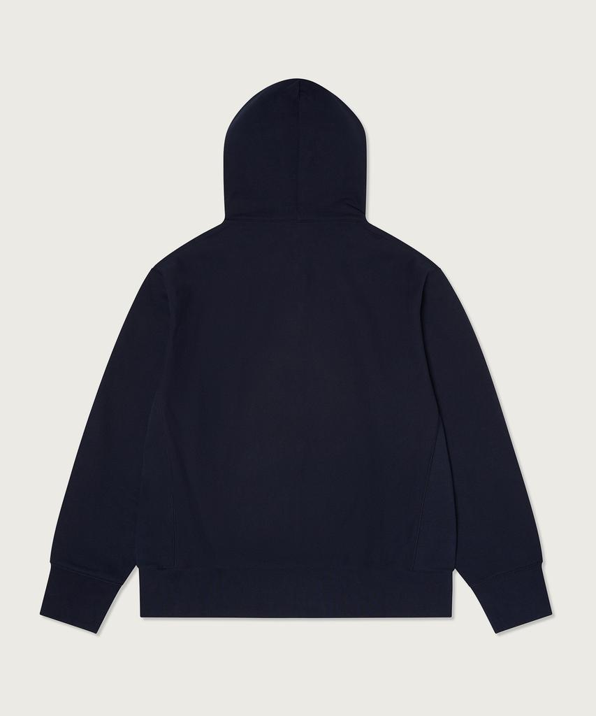 Champion Reverse Weave Loose Fit Zip-Up Hoodie Navy