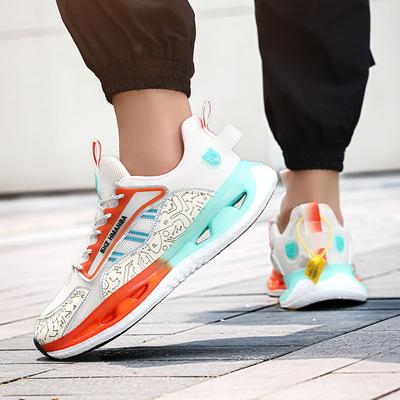 Neue Popcorn-gedämpfte Paar-Studenten-Laufschuhe Sport-Freizeitschuhe gedämpfte weich besohlte Herren- und Damenschuhe