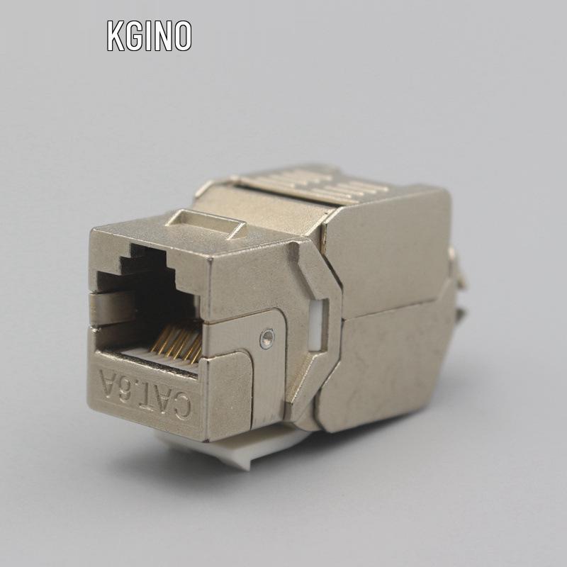 CAT6A Shielded Gigabit RJ45 Tool-Free Network Module