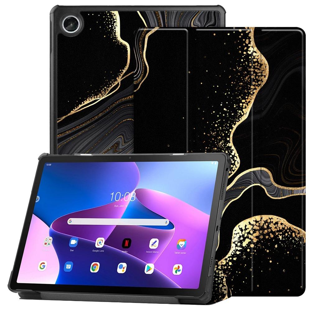 For Samsung Tab A9 2023 Case Premium Leather Tri Fold Stand Cover for A9 Plus Tablet Shockproof Protective Sleeve