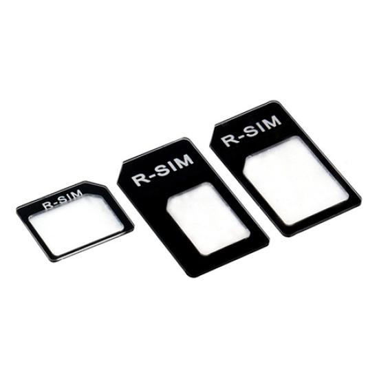 3 v 1 NanoSIM karta na Micro SIM kartu na Standardní SIM kartu Adaptér Konvertor