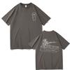 Forward Observations Group Battle Tribe From The Grave Pull Over Print Tshirt Vintage Skeleton T Shirts Male Oversized Tshirt