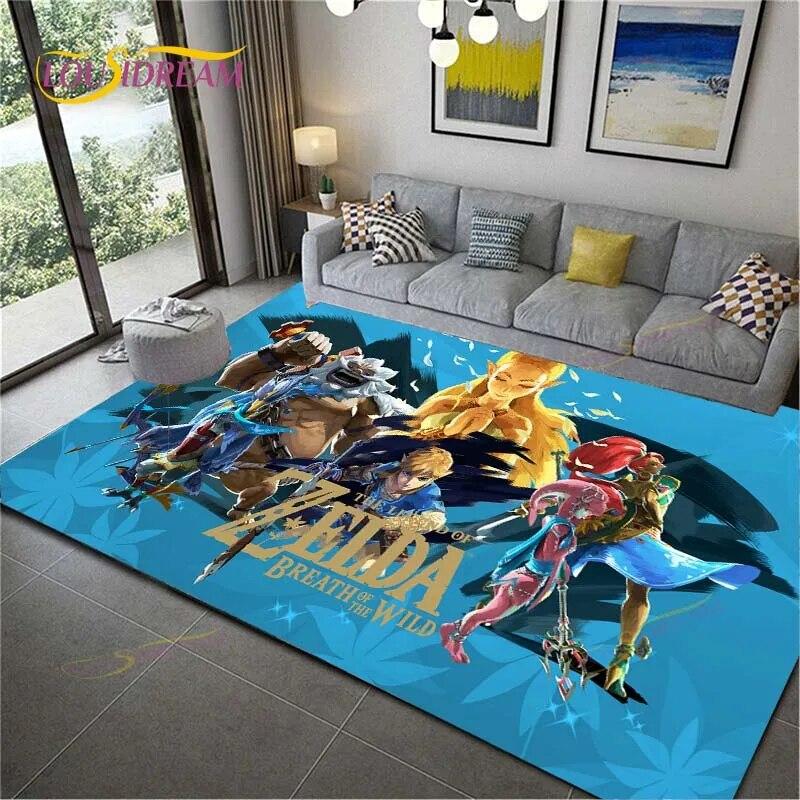 

Zelda Rugs Fashion 3D Printing Carpets Children s Room Bedroom Becoration Living Room Decoration Carpets for Bed Room Rug