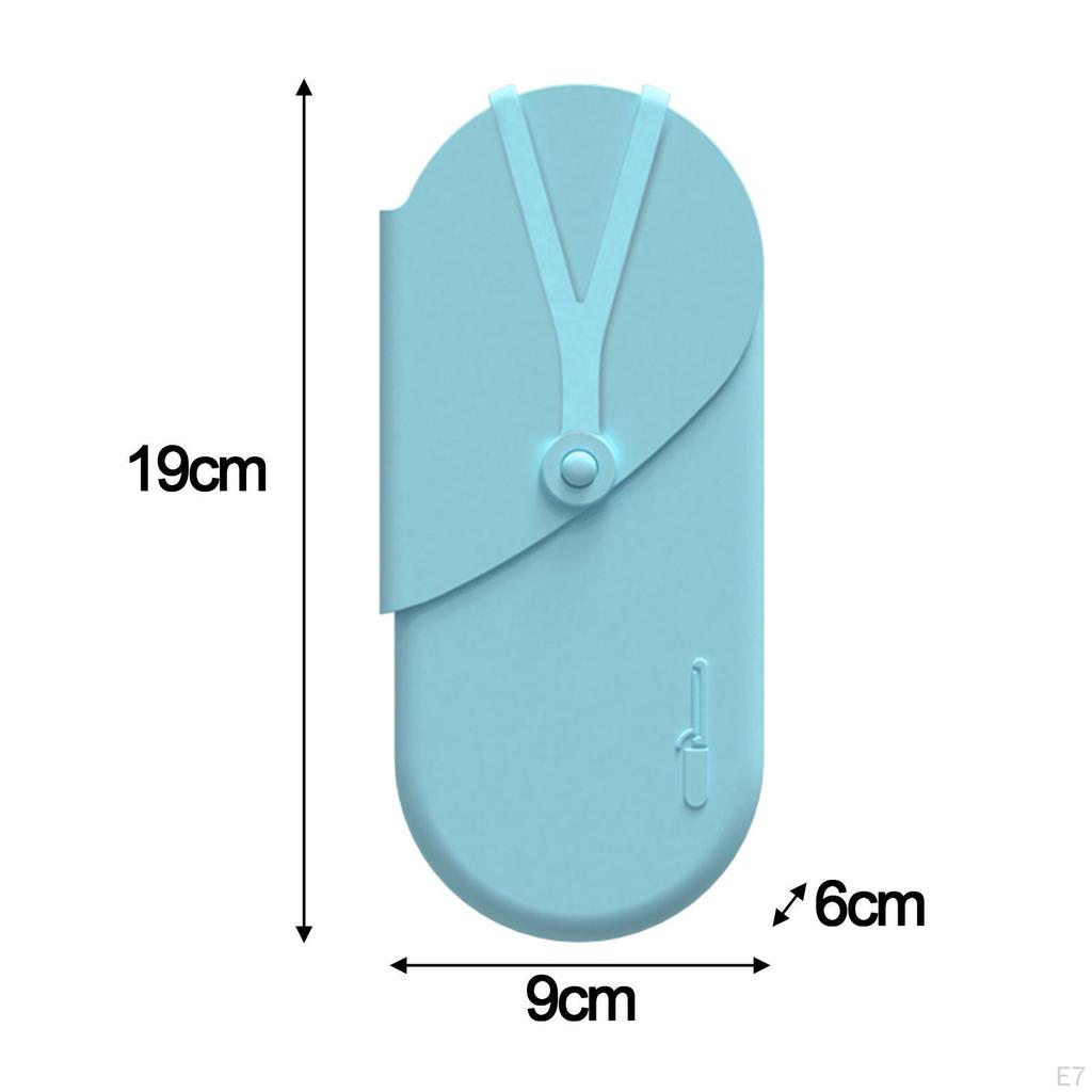 Silicone Heat Resistant Holder Pouch ,2 In 1 ,Heat Mat Hair Tools Bag Straightener