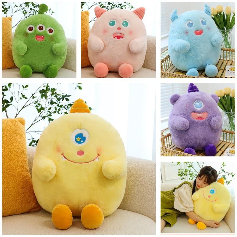 Cute Monster Plush Toy Pillow Soft And Fluffy Office Chair Cushion Gift Wholesale