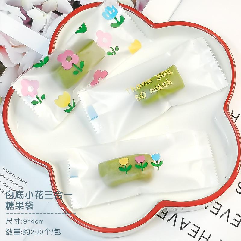 200 Pcs/Lot Dairy Handmade DIY Nougat Plastic Food Decoration Packing Candy Wrapping Bakery Bags Baking Tool
