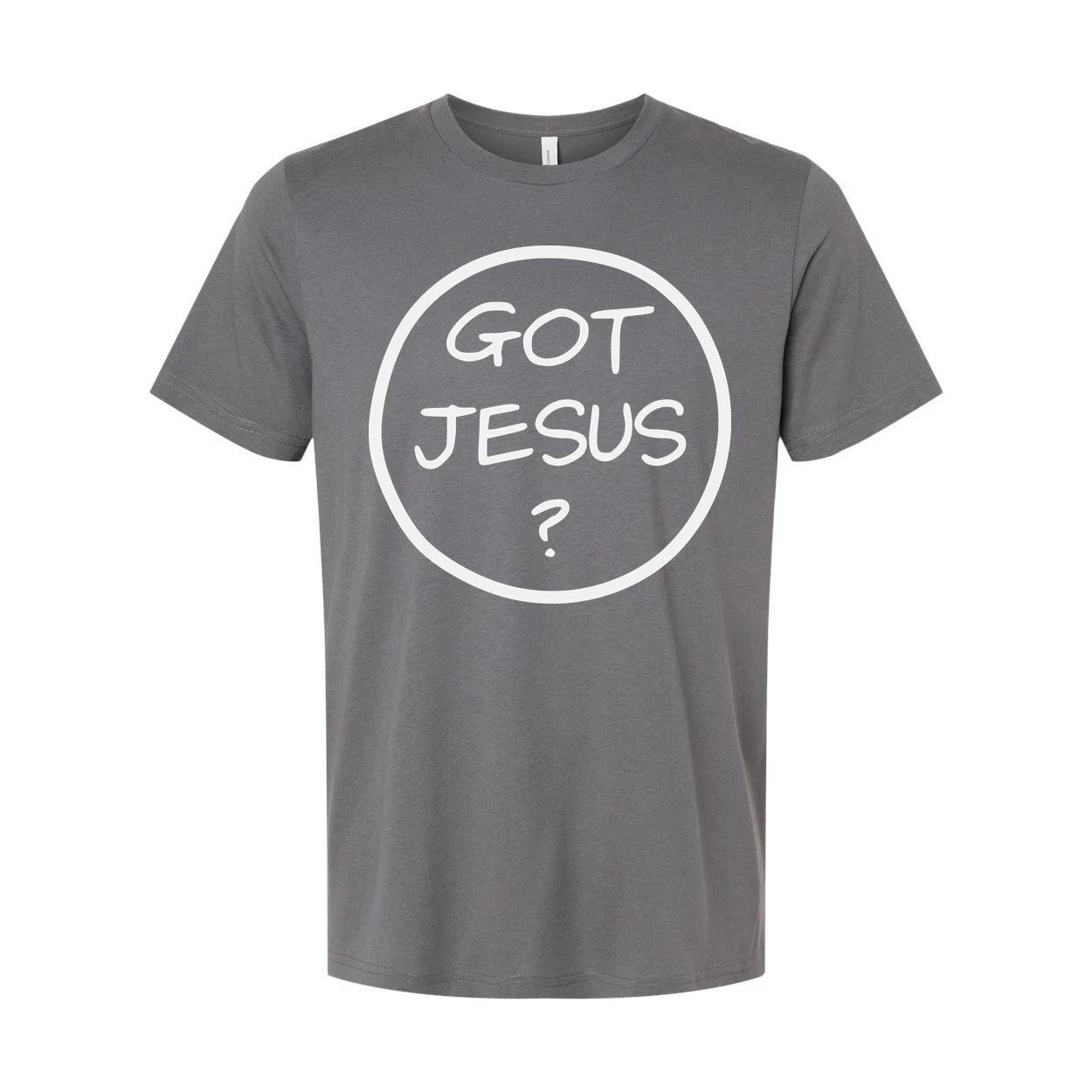 

Unisex Got Jesus Circle Logo T Shirt Christian Tee 3XL