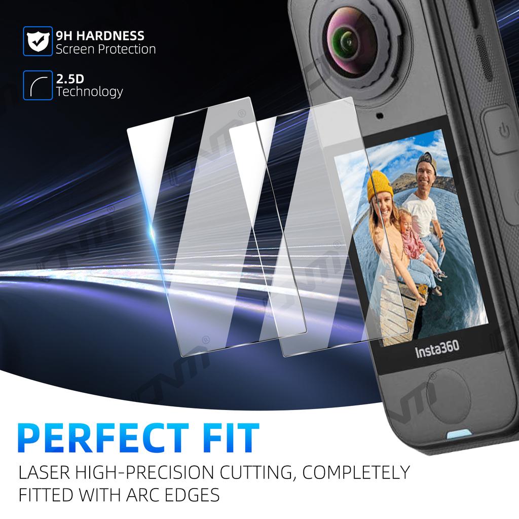 Tvrzené sklo Ochrana displeje pro Insta360 X4 Air - Anti-Scratch Anti-Fingerprint HD Clear Film pro Akční kameru