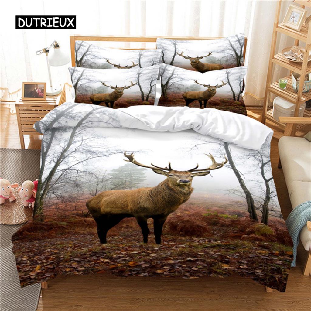 Tiere Bettwäsche-Set Bettbezug-Set 3D-Bettwäsche Digitaldruck Bettwäsche Queen-Size-Bettwäscheset Modisches Design