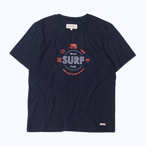 Frank Dominic Surf Club T-Shirt(Navy) Black/M