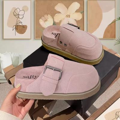 Summer Women's Mules Slippers Shoes Comfort Platform Flats Boston Clogs Sandals Ladies Fashion Outdoor Non Slip Slides