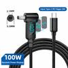 100W PD PD Trigger Charging Cord Digital Display DC Charging Lead  Mobile Workstation