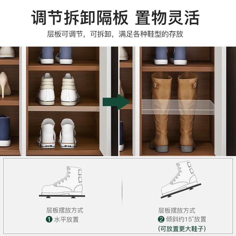 Multi Layer Simple Wooden Shoe Rack Vertical Storage Organizer Cabinet Hallway Shoe Rack Minimalist Armario Zapatero Furniture