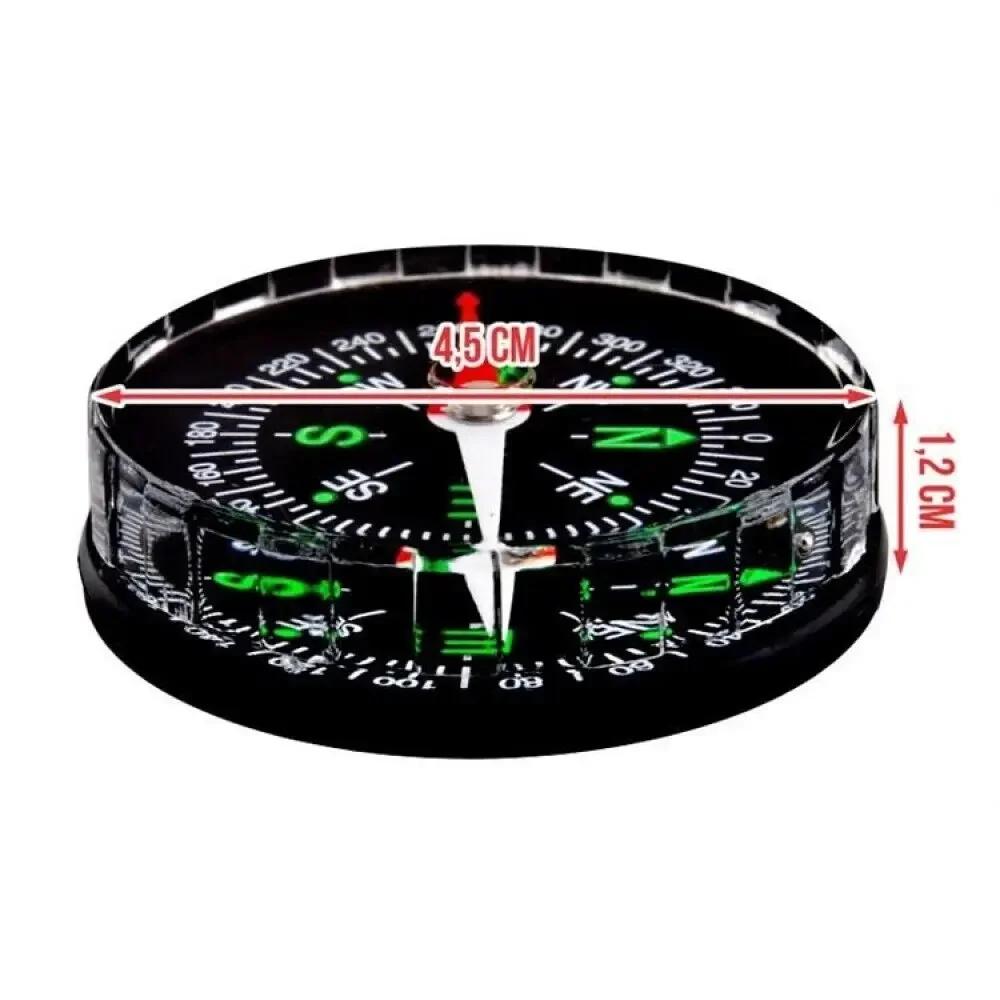 1pc Compass Mini Outdoor Compass Navigation Compass Camping Hiking Bags Compasses For Camping & Hiking