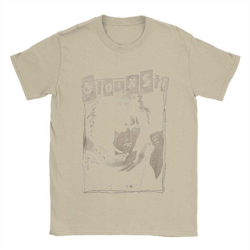 Men's Siouxsie Sioux Susan Janet Ballion T Shirt Siouxsie and the Banshees Pure Cotton Clothing Vintage Tees Printed T-Shirt