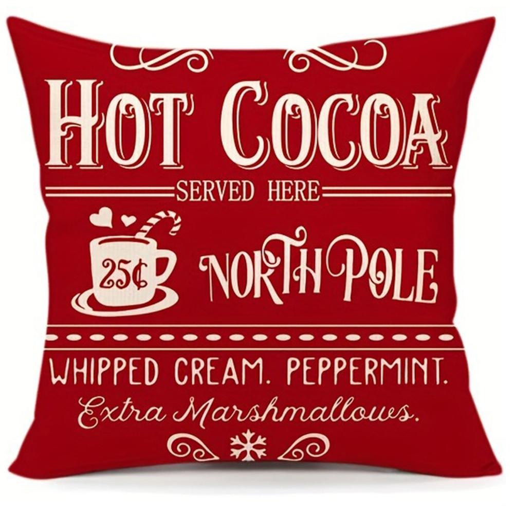 

Рождественское украшение наволочка молния открывающаяся и закрывающаяся гостиная диван подушка чехол для комнаты украшение дома новогодний подарок 40x40cm