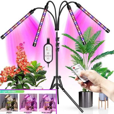 Stativ LED Pflanzenlampe mit USB-Timer & Fernbedienung