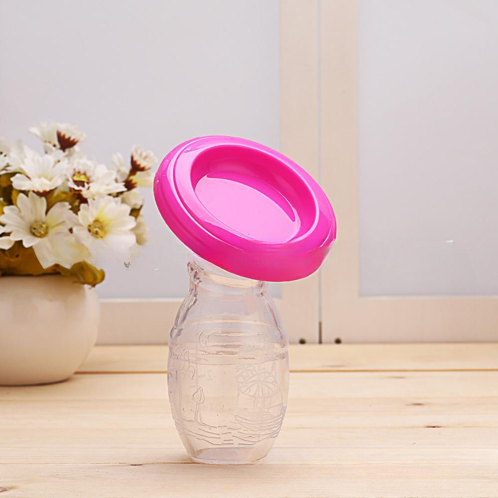 Yeni Bebek Besleme Manuel Göğüs Pompası Ortak Meme Toplayıcı Otomatik Düzeltme Anne Sütü Silikon Pompaları Hamile Ürünleri