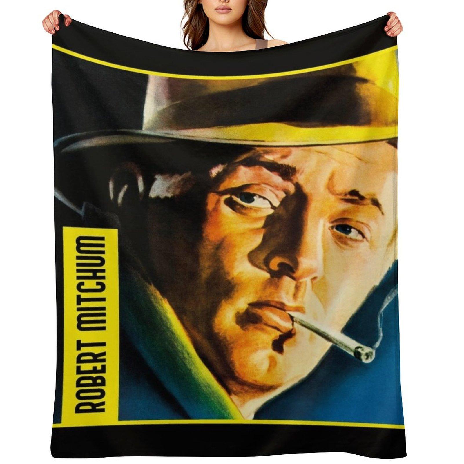 Robert Mitchum Throw Blanket For Baby warm winter Large funny gift Blankets 30x40in