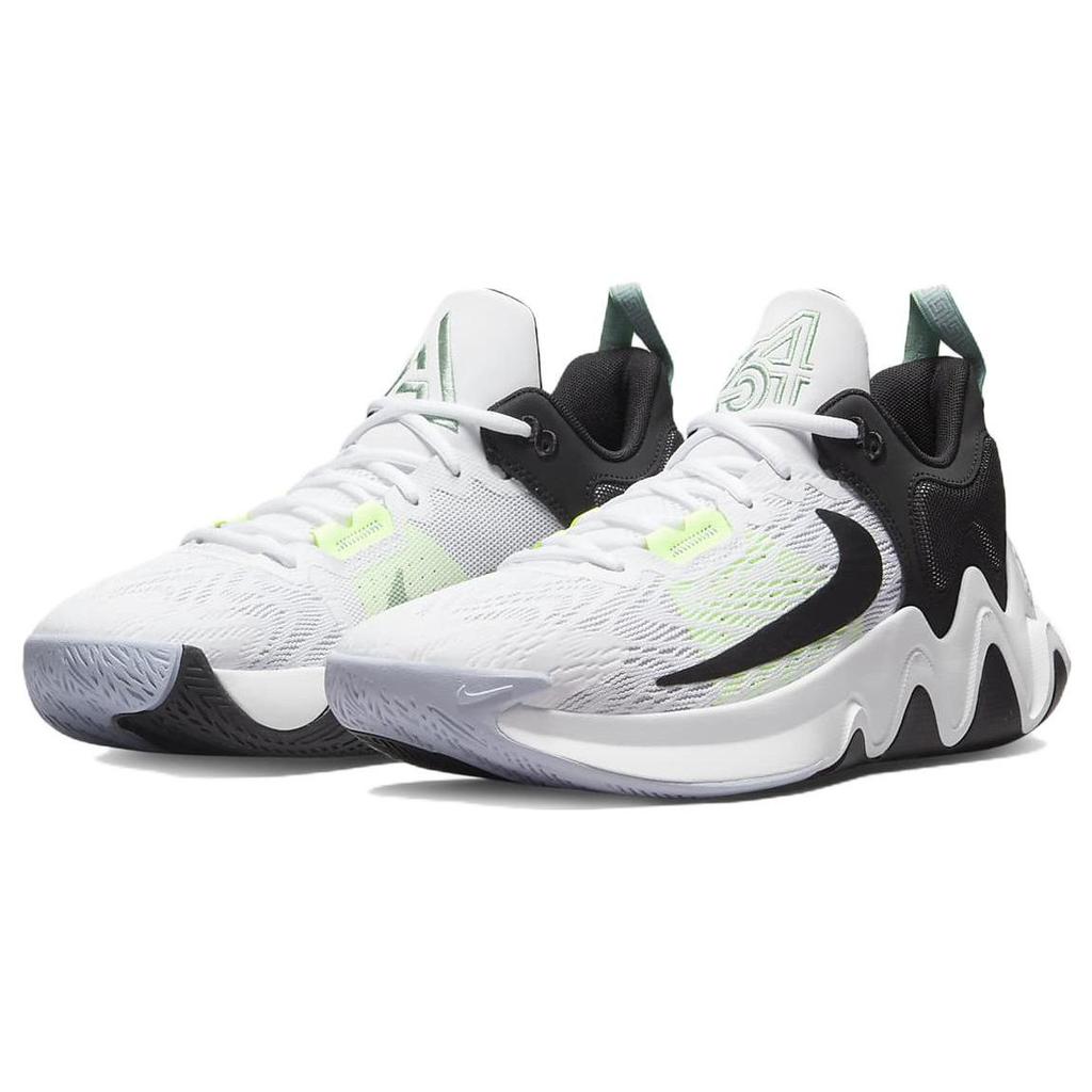 Nike Giannis Immortality 2 Bílá Černá Volt Unisex Tenisky Barely-Volt Grey-Fog DM0825-101