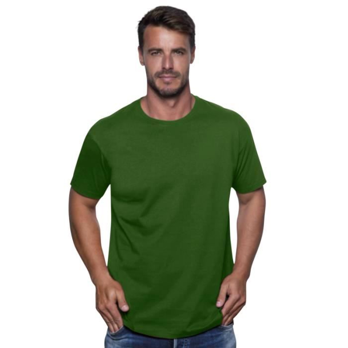 Tee shirt - JHK - Vert - 100% Coton - Manches courtes - Taille XS à 3XL