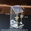 1pcs Transparent Acrylic Earring Display Stand Ear Studs and Earrings Display Rack Ear Accessory Storage Rack Multi-purpose Accessories Shooting Props