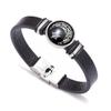 Retro Luminous Couple Bracelets Sun Moon Leather Strap Bracelet Elegant Hand Chain Couple Jewelry Gift