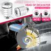 M14 M10 Angle Grinder Adapter Grooving Machine Adapter Conversion Kit Suitable for 100/125 Angle Grinder