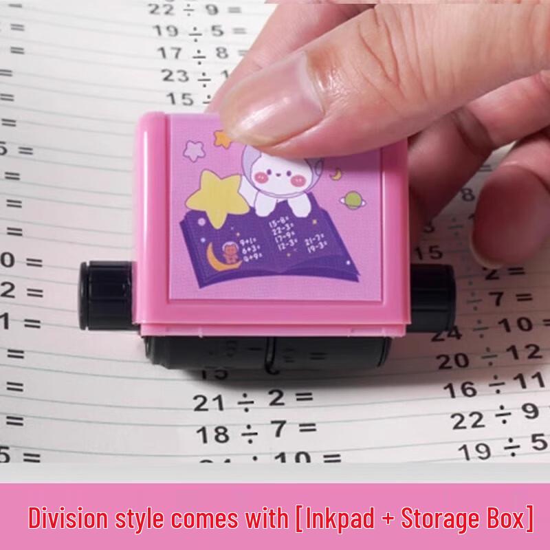 Fumaide Automatic Math Practice Roller Stamps