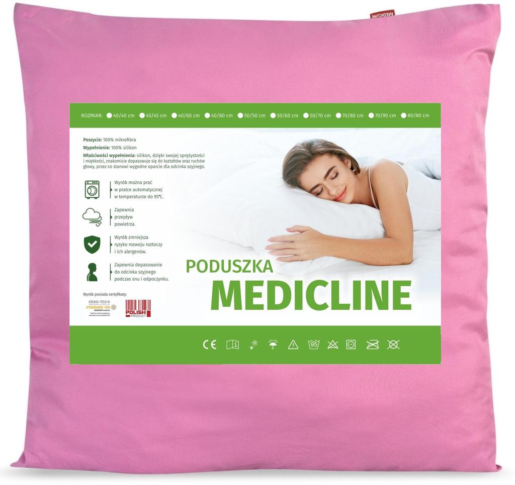 Pillow + Duvet Set All Year Round Pink Microfiber