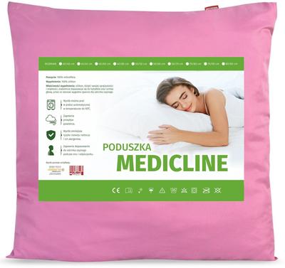 Anti-Allergic Pillow Microfiber Pink Silicone Various Sizes
