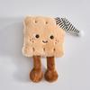 Marine And Food Series Cartoon Plush Refrigerator Magnets With Polyester Filling For Kids And Baby Room Decor