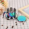 Stainless Steel Coffee Dripper , Coffee Filter Coffee Pot Maker Household Portable Reusable Filter Drip Pot Maker Manual Coffee Infuser Filter for Hom