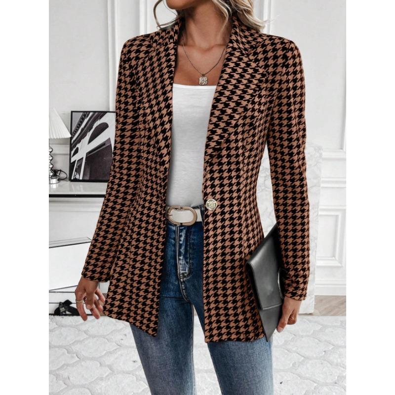 Women S Slim Fit Long Sleeve Mid Length Blazer For Women Casual Office Wear