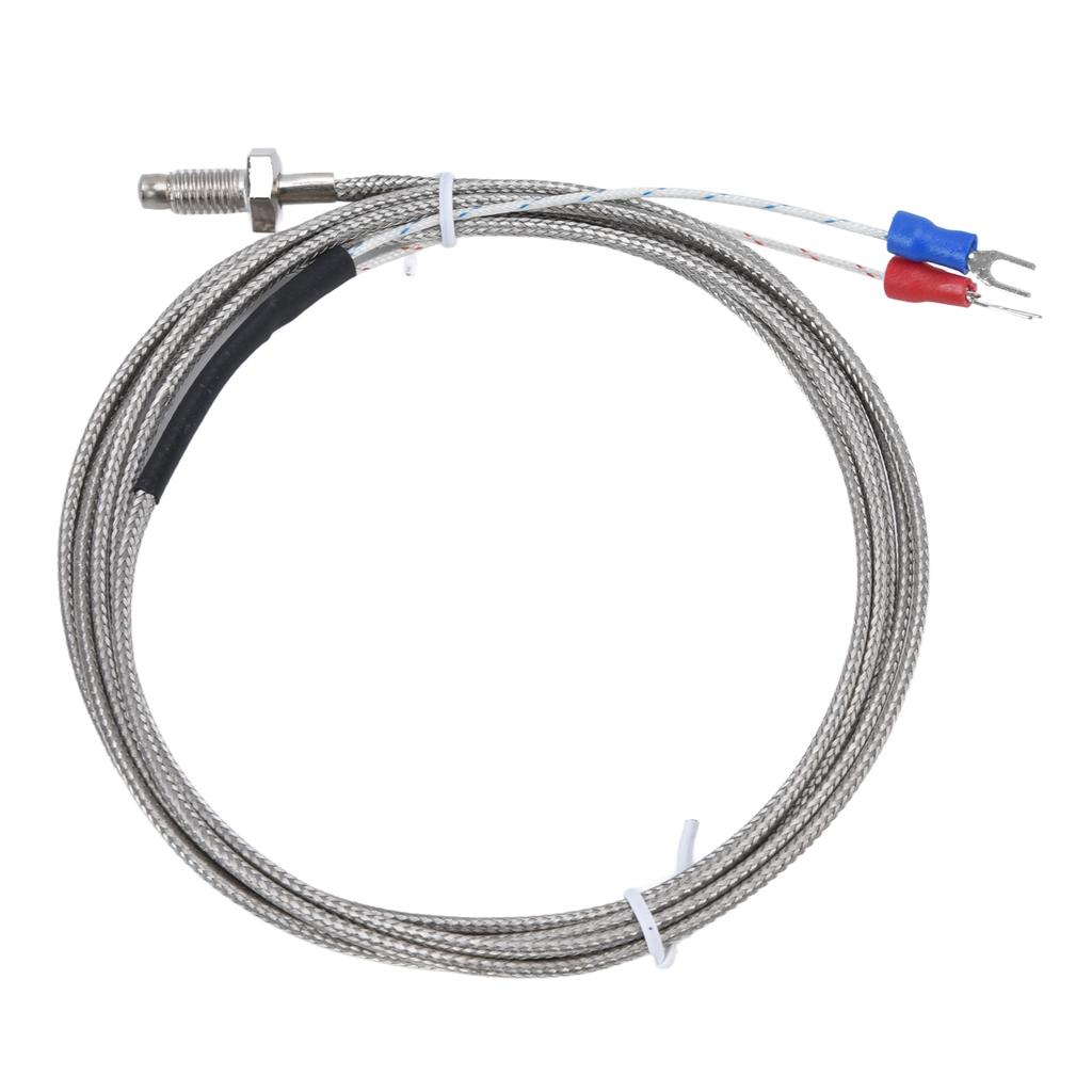 K Type Thermocouple Ground Shielded Wire Temperature Sensor Screw Probe 0‑450℃ WRNT‑01
