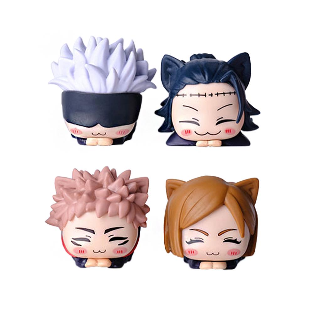 

JJK mini Figures Gojo Satoru mini action figure Itadori Yuji Q version anime figure Doll PVC Model Toy Ornament Statue Gifts 4cm 4cm
