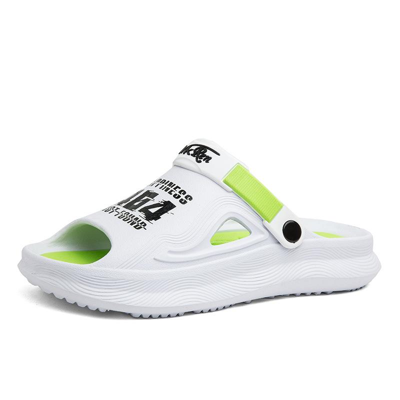 Slippers for Men's Summer Trend Slip Resistant One Line Flip Flop with Soft Sole Casual Dual-purpose Sports Beach Sandals