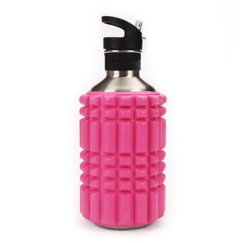 Outdoor Fitness Massage Roller Water Bottle