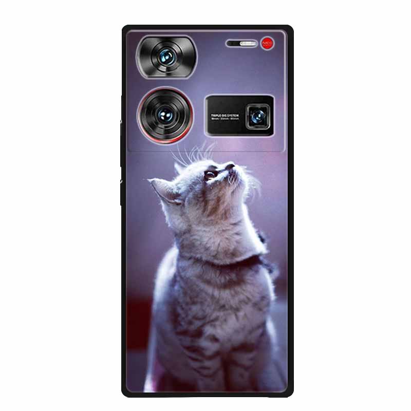 For ZTE Nubia Z60 Ultra Case Animals Soft Silicone TPU Cover Phone Cases For ZTE Nubia Z60Ultra 5G Protective Cool Wolf Coque