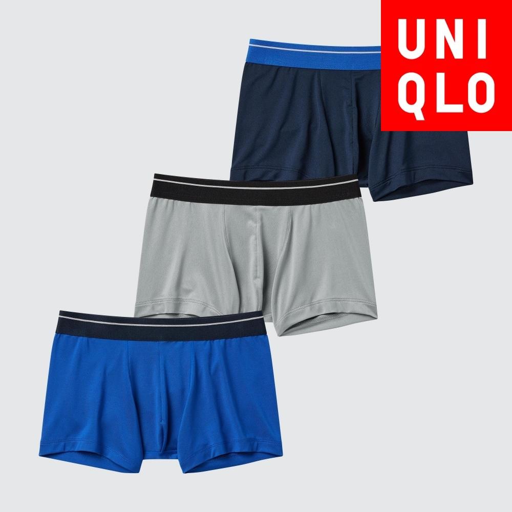 

Uniqlo Japan Boys Air Rhythm Boxer Briefs 3 Disc Set Front Closed 09 BLACK/100
