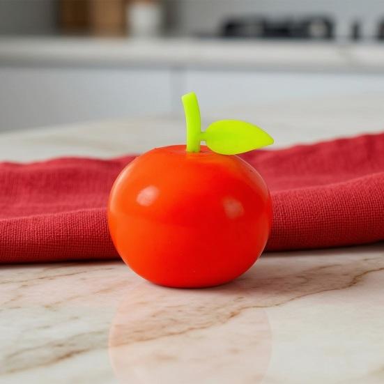 Simulated Red Fruit Squeeze Toy, Anxiety Relief Green Fruit Stress Ball, Focus Aid Relaxation Fruit Sensory Fidget Toy, Decompression Gadget