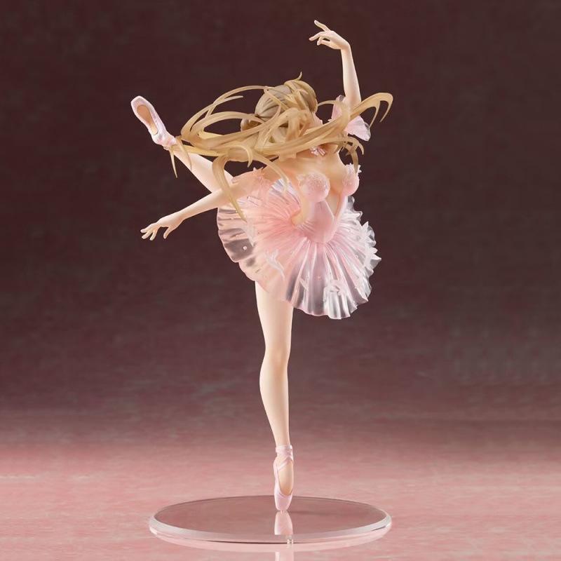 Swan Lake Ballet Dancer Resin Statue Pink Ballerina Figure Collection For Event Decor Ornament Birthday Gift Bulk Order