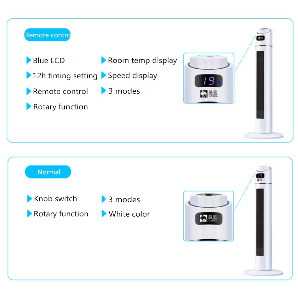 Digital Tower Heater Oscillating Space Heater Timer with Remote Control 2000W 220V